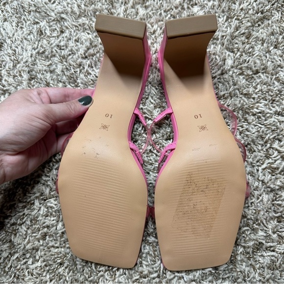 BCBGeneration Falla Strappy Slide Sandal In Pink - Picture 7 of 7